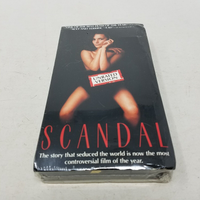 Scandal BETAMAX Beta Tape New Factory Sealed Not VHS Watermarks Unrated Movie
