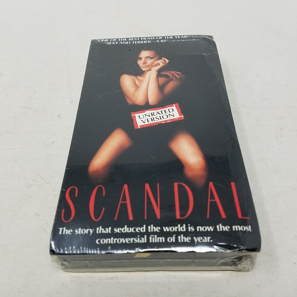 Scandal BETAMAX Beta Tape New Factory Sealed Not VHS Watermarks Unrated Movie