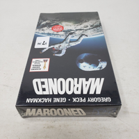 Marooned Gregory Peck Gene Hackman VHS Tape New Factory Sealed Movie Watermarks