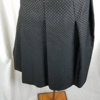Martin Grant Paris Textured Pleated Short Twirl Skirt Womens M Gold Metallic