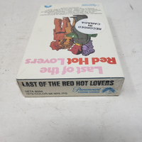 Last of the Red Hot Lovers BETAMAX Beta Sealed Watermarks 1982 Canada Not VHS