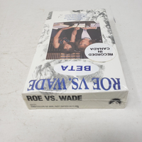 Rowe Vs. Wade BETAMAX Beta Factory Sealed Watermarks Recorded in Canada Not VHS