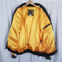 Vintage GIII Carl Banks Green Bay Packers Leather 2 Sided Bomber Jacket Mens XL