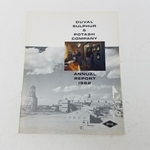 1962 Duval Sulphur & Potash Co Annual Report Shareholders Year End Financials