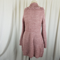 John Fashion Sweater Flower Coat Knit Long Cardigan Womens L Coatigan Rose Shawl