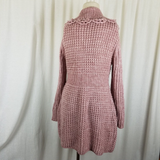 John Fashion Sweater Flower Coat Knit Long Cardigan Womens L Coatigan Rose Shawl