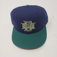 New Era Milwaukee Brewers Fitted Hat 59 Fifty Mens 7 1/2 Wool USA Diamond Green