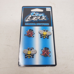 Vintage Cool Gear Rubber Buttons Bumble Honey Bees Ladybugs 1999 Beetles Bugs