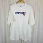 Newt Gingrich for President 2008 Campaign TShirt Mens 2XL Hanes Authentic Cotton