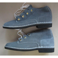 Mid Century Sears Blue Suede Chukka Moccasin Boots Womens 5.5 B The Shoe Place