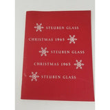 Steuben Glass Crystal Christmas 1965 Catalog Photos Advertisement Pricing Prices