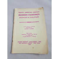 Modern American French Mexican Paintings Parke-Bernet Auction Catalog 1969 Art