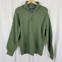 Orvis 1/4 Zip Pullover Sweater Sweatshirt Mens M Funnel Neck Henley Classic
