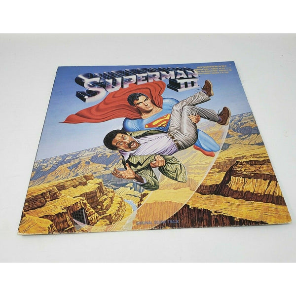Movie Soundtrack Superman III 1983 US 10 Track Gold Foil Stamped Promo LP Album
