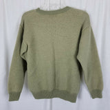 J. Crew Wool Crewneck Pullover Sweater Mens S Vintage Sage Green Hong Kong