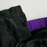 Vintage Mocean Sport Snow Rain Pants Mens XL USA Mesh Lined Purple CrosSport