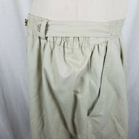 Vintage Chaus Gathered Hippie Boho Maxi Twirl Button Front Skirt Womens 14 80s