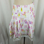 Liz Claiborne Petites Summer Art To Wear Short Twirl Skirt Womens 10P Ladies