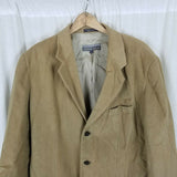 Vintage Structure Urbanwear Camel Corduroy Sport Coat Blazer Jacket Mens L