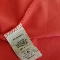 Pearl Cutout Strappy Blouson Summer Twirl Dress Womens M J6763 USA Tangerine