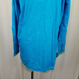 Spirit by Sandy Starkman Long Sleeve Button Shirt Artsy Embellished Womens S QVC