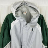 Vintage Miami Hurricanes UM Red Oak Parka Jacket Mens XL NCAA Football 90s Green