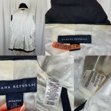 Banana Republic Stretch Black Wool Career Professional Jacket Blazer Womens 12