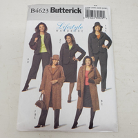 Butterick B4623 Sewing Pattern Jacket Skirt Pants Hat Plus Size 18W-20W-22W-24W