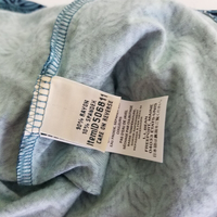 LL Bean Summer Jersey Knit Stretch Faux Wrap Dress Womens 3X Plus Size Teal