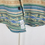 Lucky Brand Southwestern Navajo Print Chamois Flannel Shirt Jacket Mens M