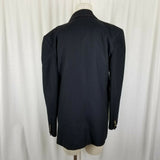Vintage Giorgio Sant Angelo Wool Double Breasted Blazer Jacket Womens 12 80s