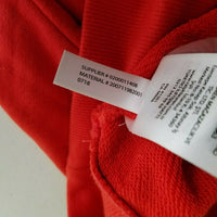 Lauren Ralph Lauren Jersey Knit Funnel Neck Sweatshirt Sweater Womens XS Red