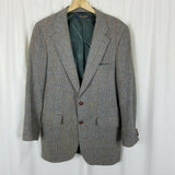 Vintage Brooks Brothers Brooksgate Blazer Plaid Wool Sport Coat Jacket Mens 39R