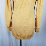 Evy's Tree The Chloe Curry Knit Long Sweater Cardigan Coat Womens XS Coatigan