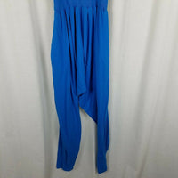 Via Satellite Harem Romper Jumpsuit Womens M Genie Parachute Pants Vintage Blue