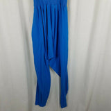 Via Satellite Harem Romper Jumpsuit Womens M Genie Parachute Pants Vintage Blue