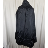 Vintage Main Street Rain Sun Storm Textured Quilted Trench Coat Peacoat Womens S