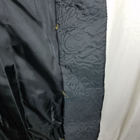 Vintage Main Street Rain Sun Storm Textured Quilted Trench Coat Peacoat Womens S