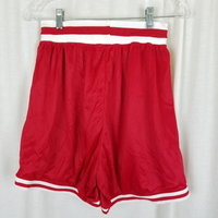 Vintage Champion Wisconsin Badgers Mesh Basketball Shorts Mens L USA Red 90s