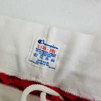Vintage Champion Wisconsin Badgers Mesh Basketball Shorts Mens L USA Red 90s