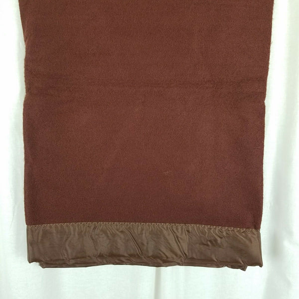 Vintage CHATHAM North Star Cellulayer Brown Blanket 76” x 90” Thermal Polyester