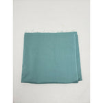 Light Green Blue Cotton Chambray Fabric Woven Almost 1 yard