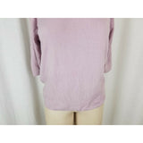 Vintage Short Sleeve Mock Turtleneck Knit Sweater Womens L Twinset Look Shell