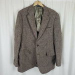 Jos. A Banks HARRIS Tweed Herringbone Blazer Wool Sport Coat Jacket Mens 42