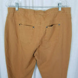 Evys Tree Denim Skinnies Ponte Pants Skinny Jeans Jeggings Leggings Topaz XL NWT
