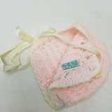 Vintage Cradle Knit Layette Set Crochet Cardigan Sweater Baby Girls Newborn Pink