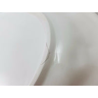 Tabletops Unlimited Nature 18.5 in Oval Ceramic Platter Dish Handcrafted Fruits