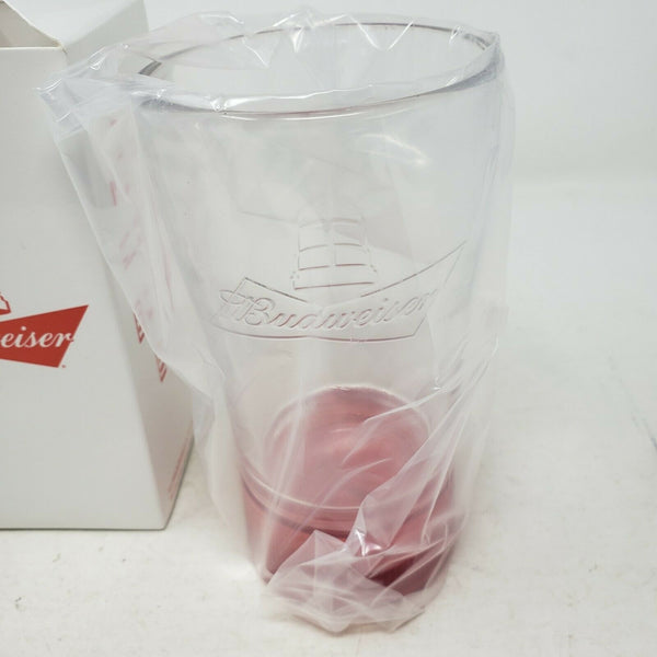 NHL Budweiser Red Light Goal Synced Glass Cup Hockey New In Box Beer