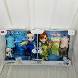 Disney Store Animators' Collection 16" Anna & Elsa Deluxe Gift Set Dolls Frozen