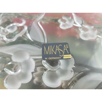 Mikasa Walther Glass West Germany Crystal Canapé Tray Server Maria Spring Medley